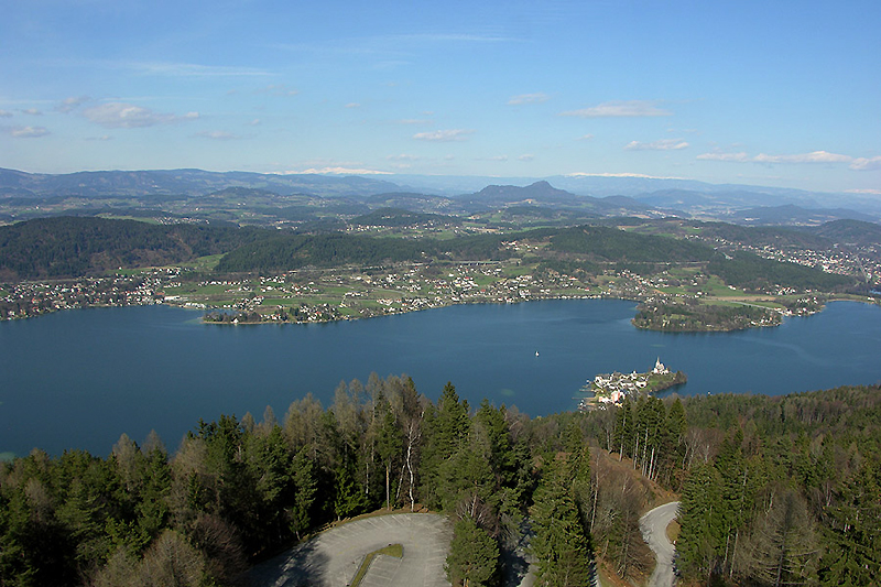 Pyramidenkogel - Ausblick Richtung Ulrichsberg